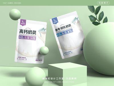 胖駱駝X昂格沁|奶制品包裝設(shè)計(jì)